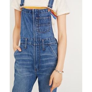 Madewell Straight-Leg Zip Overalls